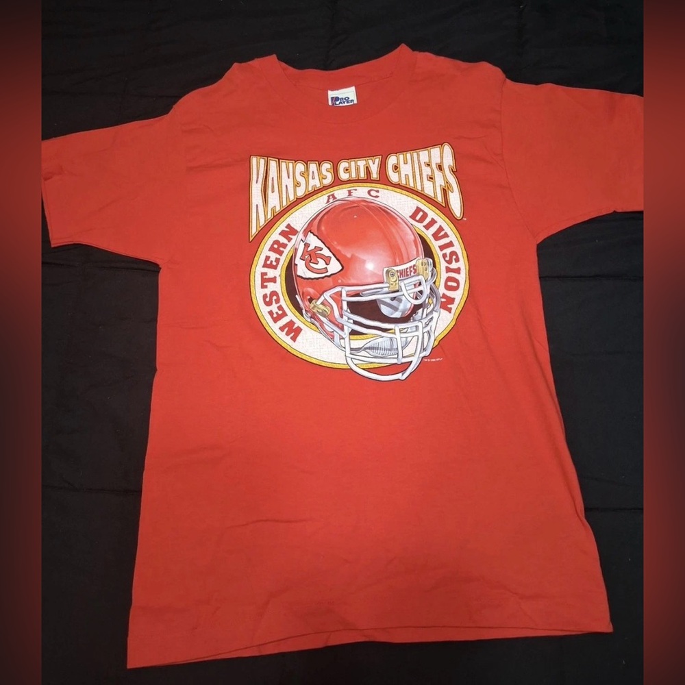 Vintage Graphic 90's Pro Player NFL Kansas City Chiefs Football Team AFC Tee M